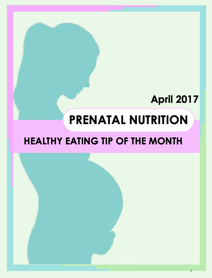 PRENATAL NUTRITION