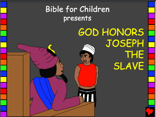 God honors Joseph the slave