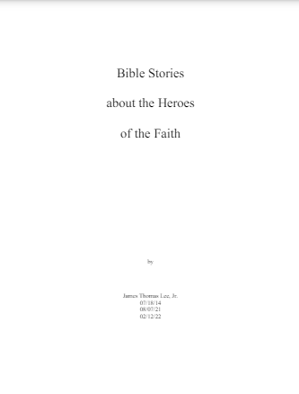 Bible stories about the Heroes of the faith
