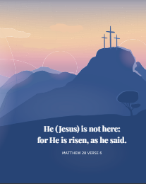 He is not here